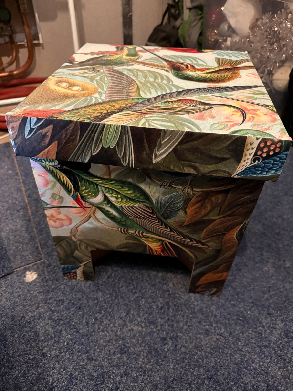 Dutch Design Art of Nature Kruk/Bijzettafel Kolibries, Ophalen, Zo goed als nieuw, Overige materialen