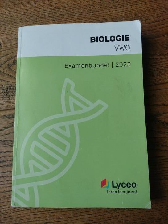 Biologie Examenbundel VWO 2023, Ophalen of Verzenden, Gelezen, VWO, Biologie