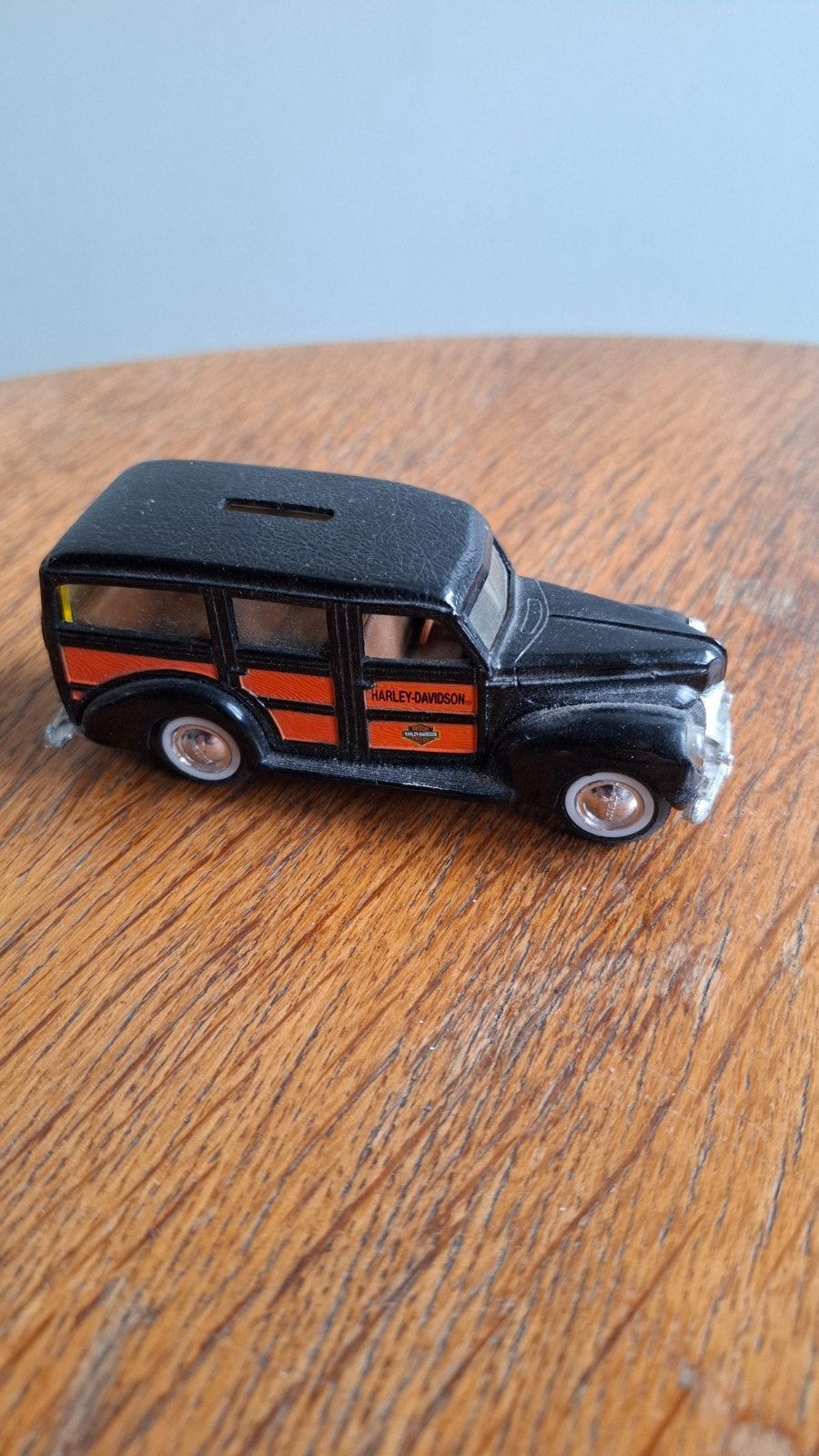Harley Davidson 1940 Ford Woody, Ophalen of Verzenden, Groter dan 1:32, Auto, Overige merken
