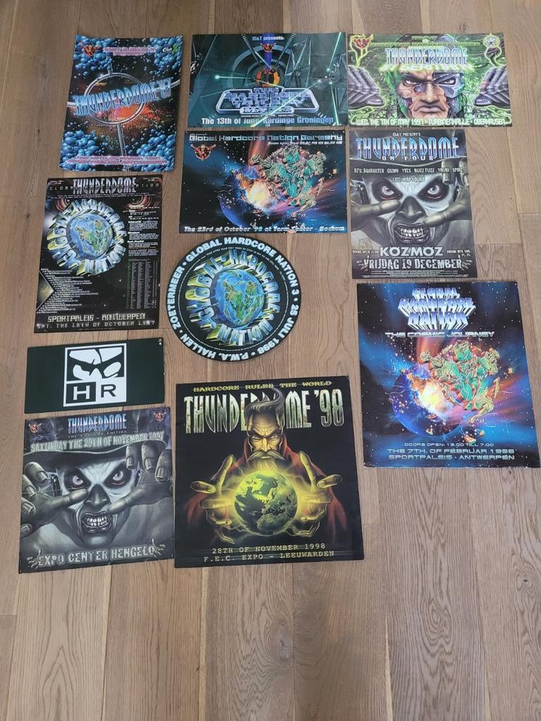 Thunderdome / ID&T flyer pakket ( hardcore gabber ), Ophalen of Verzenden