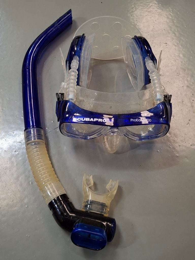 Scubapro Pro-ear 2000 + snorkel, Ophalen of Verzenden, Gebruikt