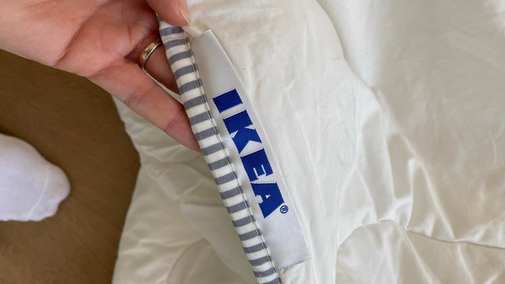 IKEA Eenpersoons Dekbed 150x200cm - Lyocell/Katoen, Eenpersoons, Wit, Ophalen of Verzenden, Deken of Dekbed