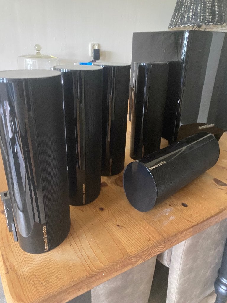 Harman Kardon 5.1 Home Cinema Systeem, Audio, Tv en Foto, Home Cinema-sets, 70 watt of meer, Zo goed als nieuw, 5.1-systeem, Overige spelers