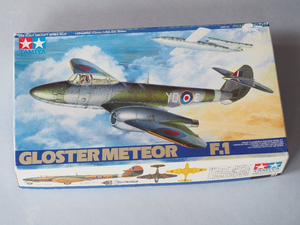 1/48 Tamiya Gloster Meteor F1, Overige merken, Nieuw, Ophalen of Verzenden, Groter dan 1:72