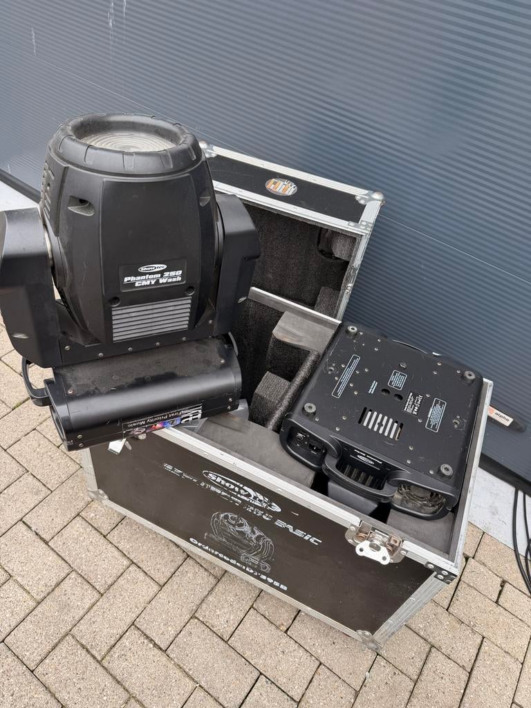 2x Showtec Phantom 250 incl. Flightcase, Muziek en Instrumenten, Licht en Laser, Ophalen, Gebruikt, Licht