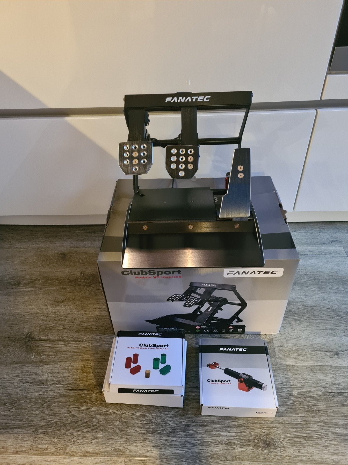 Fanatec V3 inverted + 2 x demper + brake performance kit, Computers en Software, Ophalen, Zo goed als nieuw, Fanatec, SimLab, GRID, Trak Racer, Simucube