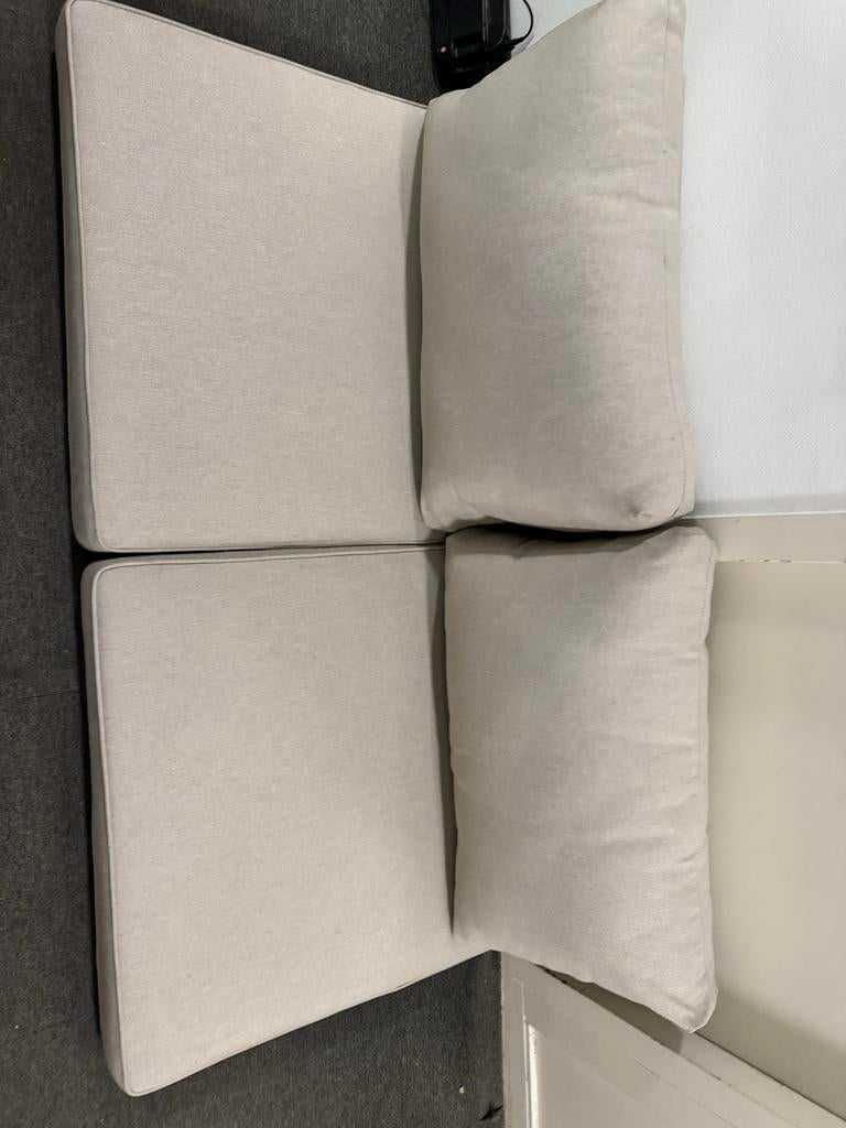Bellagio Loungekussens Beige Ecru - Waterbestendig, Ophalen of Verzenden, Nieuw