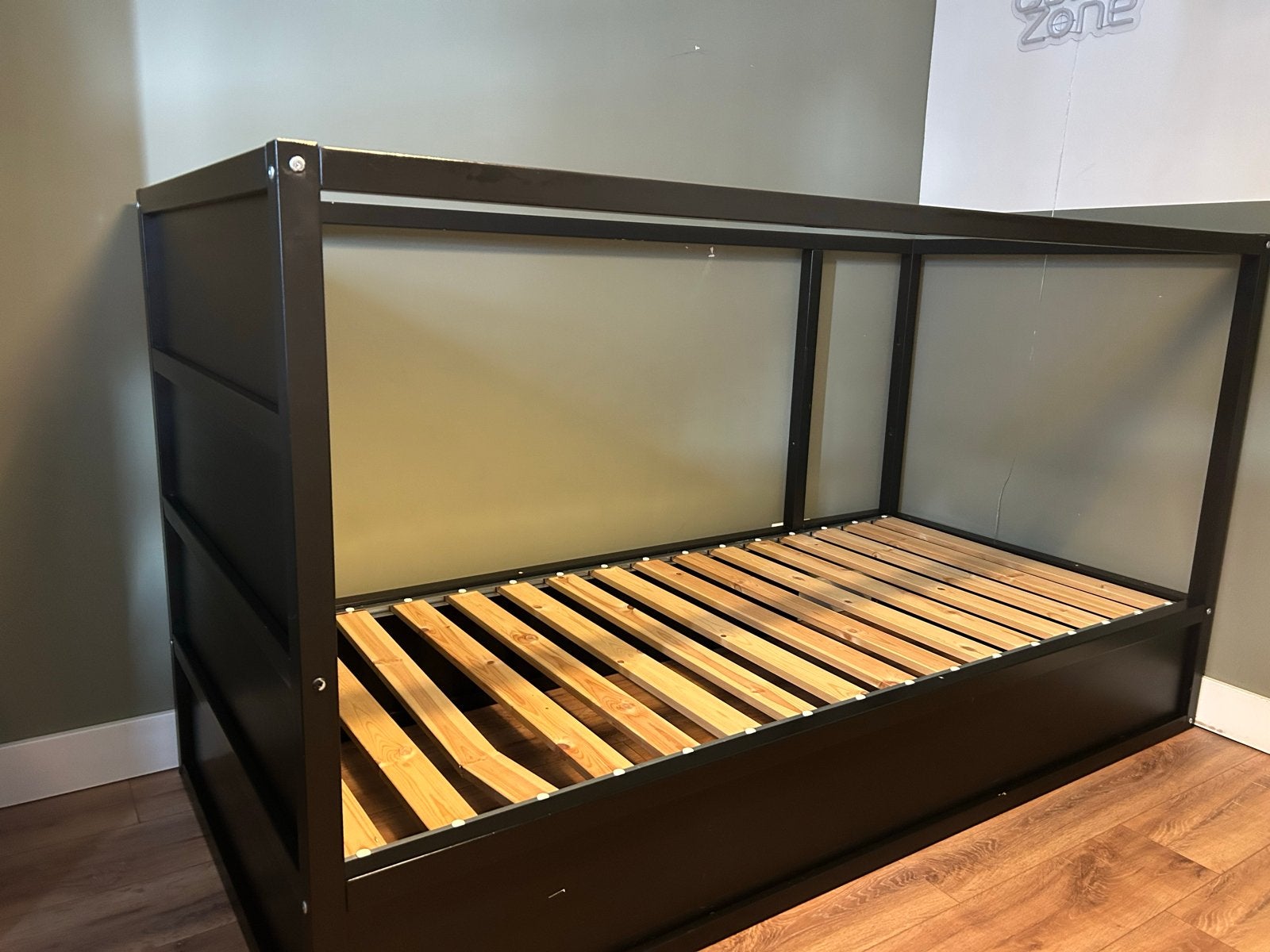 IKEA KURA Omkeerbaar Kinderbed, Ophalen, 90 cm, Eenpersoons, Wit