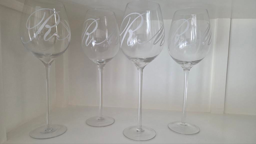 4 Riviera Maison Champagne Glazen - 30 cm Hoog, Ophalen, Zo goed als nieuw