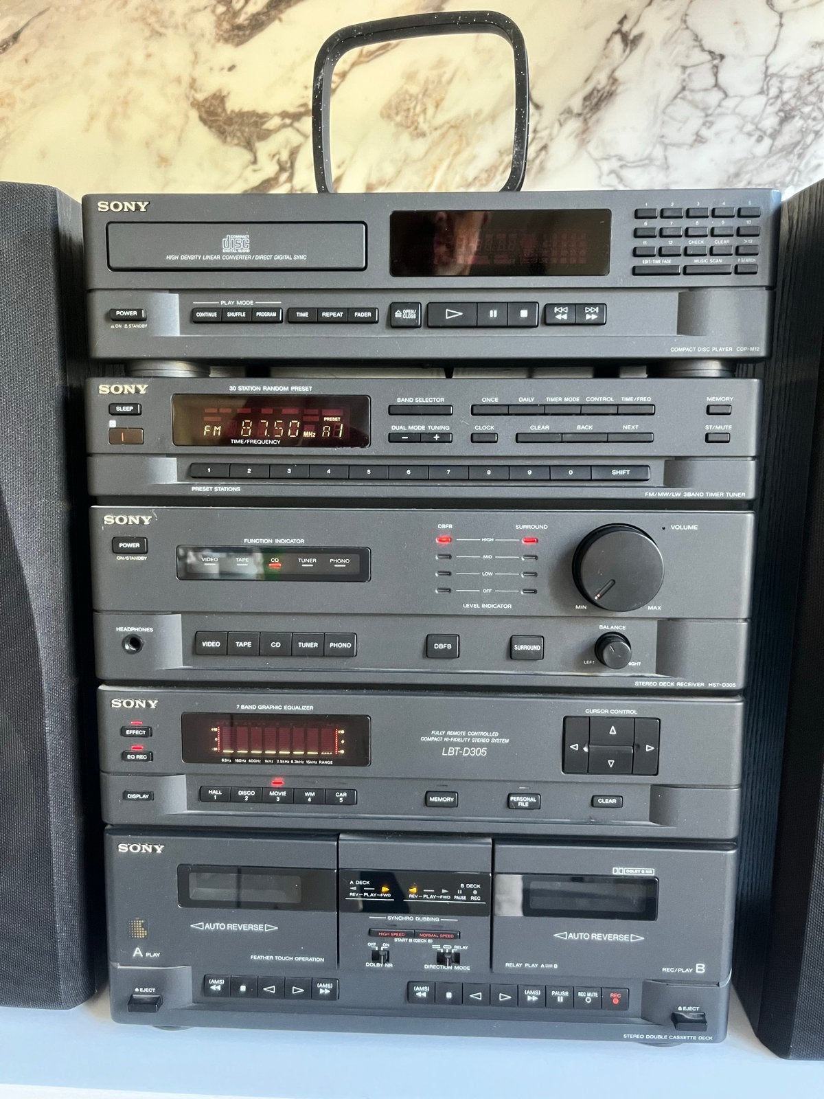Sony LBT-D305 Hifi-set - Alles werkt, Ophalen, Gebruikt, Cassettedeck, Losse componenten