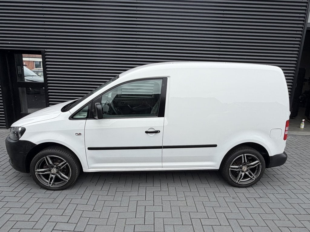 Volkswagen Caddy 1.6 TDI 2014| WIT| AIRCO| EURO5| TREKHAAK|, Auto's, Euro 5, Stof, Gebruikt, 4 cilinders