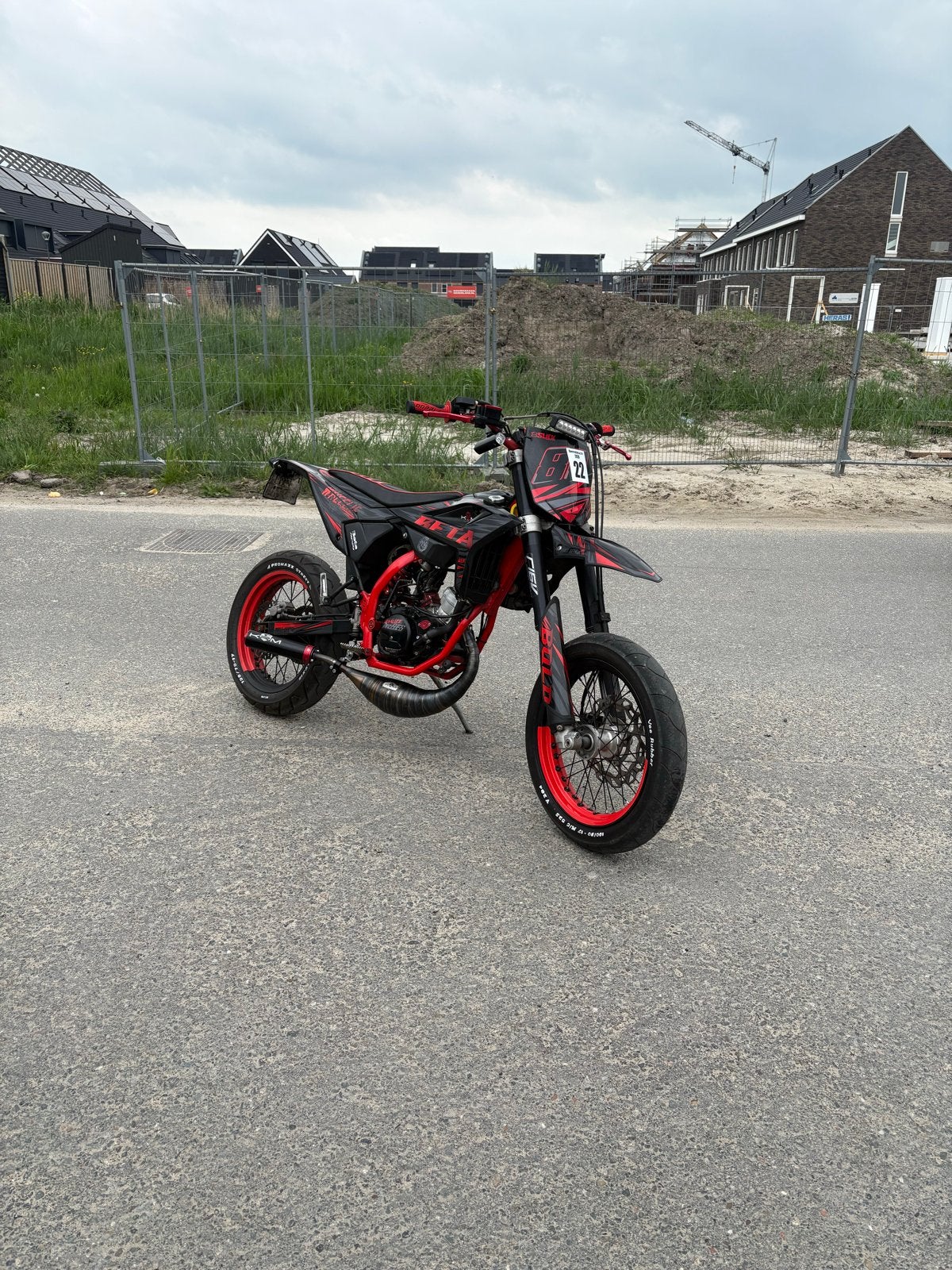 Beta RR 50 Supermoto - Zwart/Rood, Zeer Goede Staat, Ophalen of Verzenden, Zo goed als nieuw, Maximaal 45 km/u