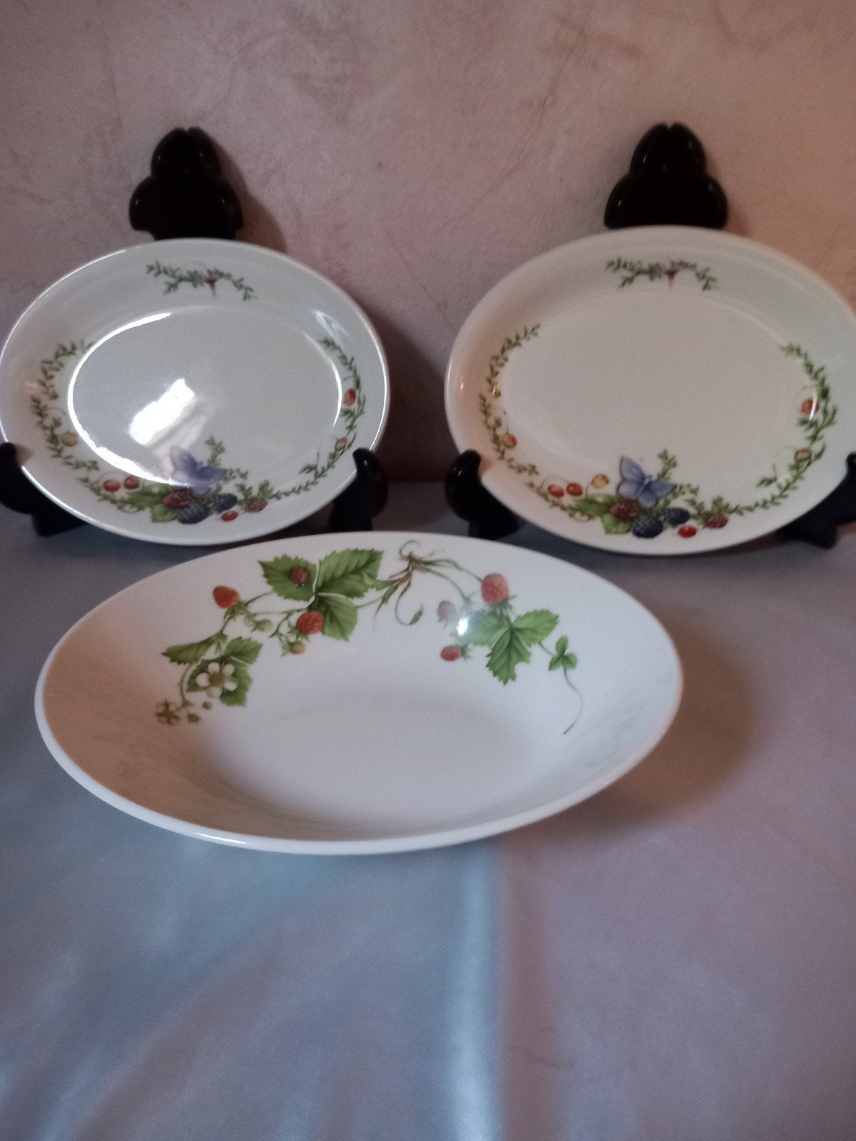 Marjolein Bastin Libelle bosvruchten servies schalen, Ophalen of Verzenden