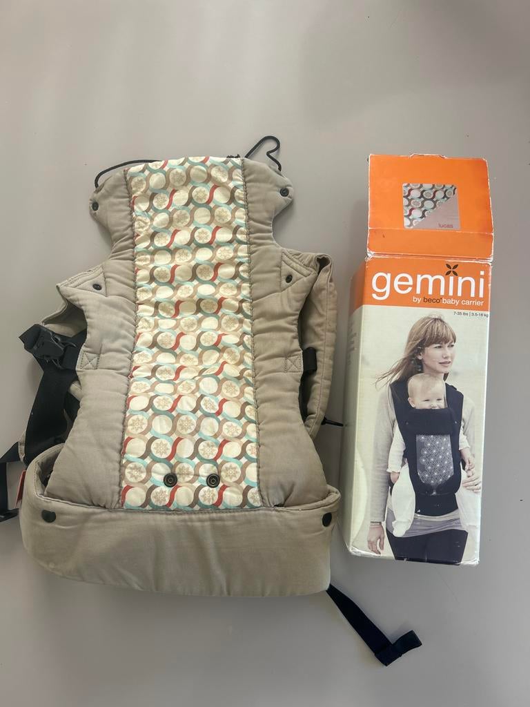 Beco Gemini Draagzak voor baby - Ergonomisch & Comfortabel, Kinderen en Baby's, Babydragers en Draagdoeken, Overige merken, Buik of Rug
