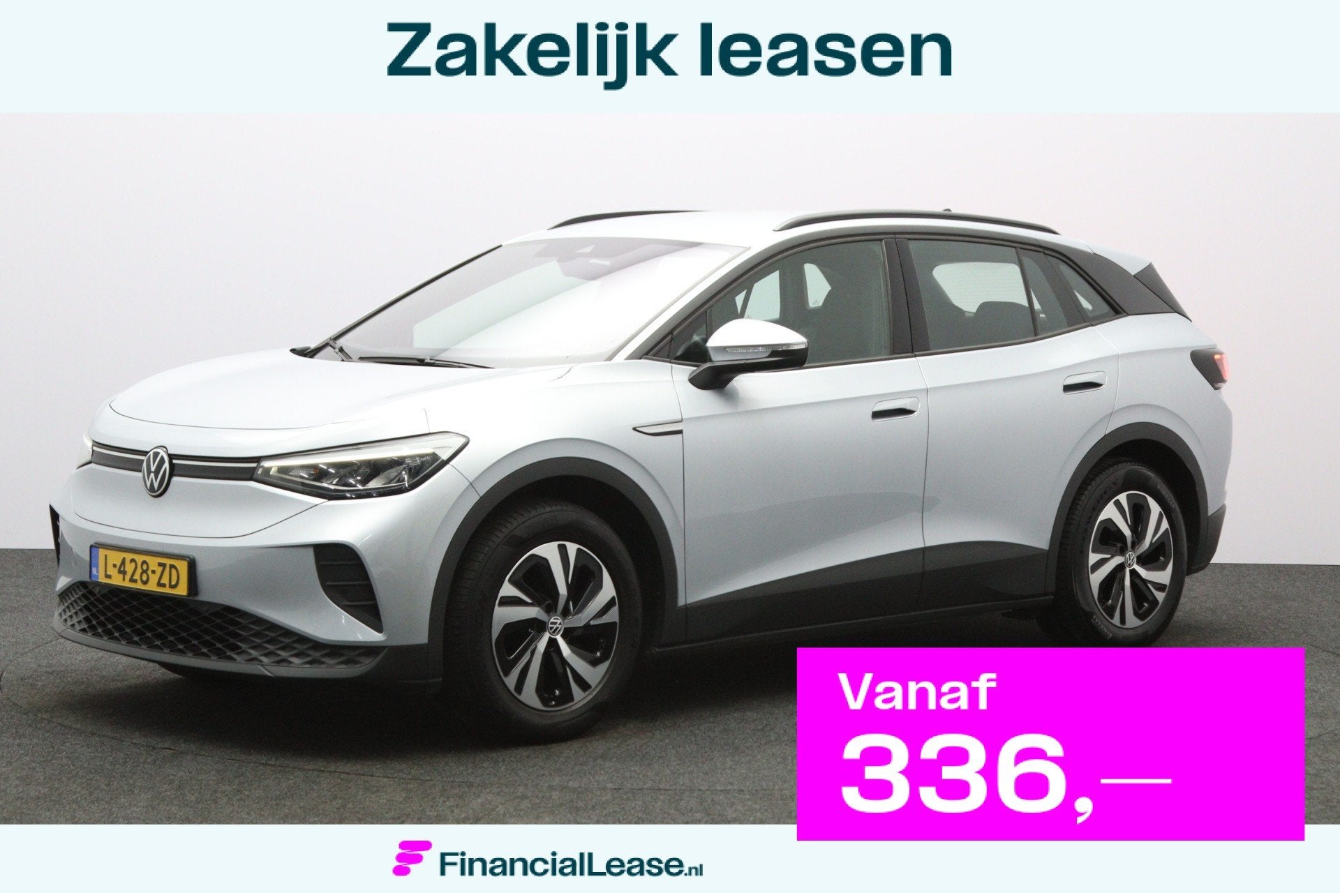 Volkswagen ID.4 Pure 52 kWh, SOH 89 %, Trekhaak, Warmtepomp,, 12 maanden, Gebruikt, Zwart, Origineel Nederlands