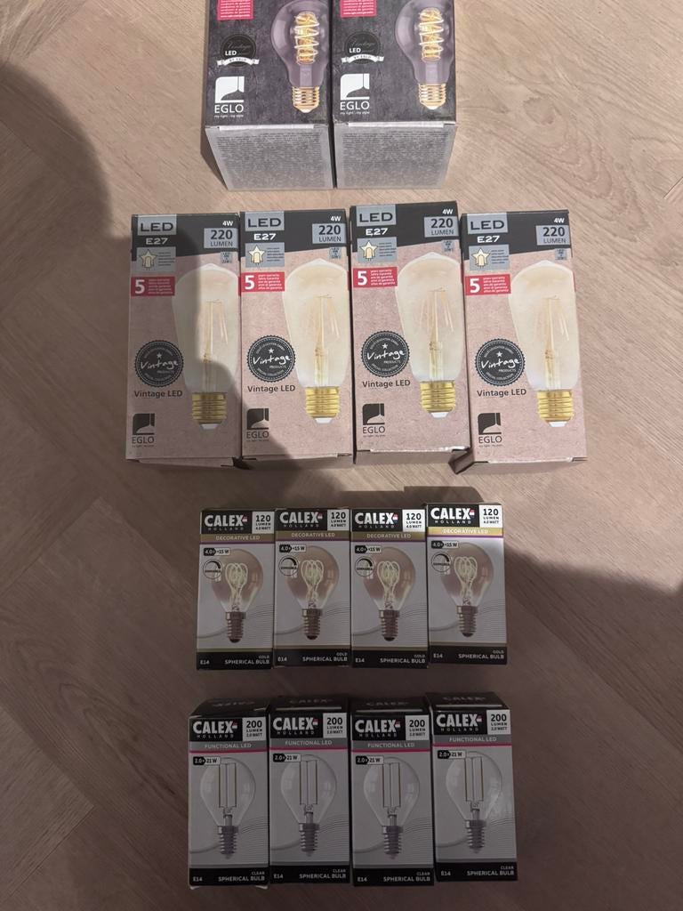 Diverse LED lampen E27/E14/GU10, Led-lamp, Minder dan 30 watt, Nieuw, E27 (groot)
