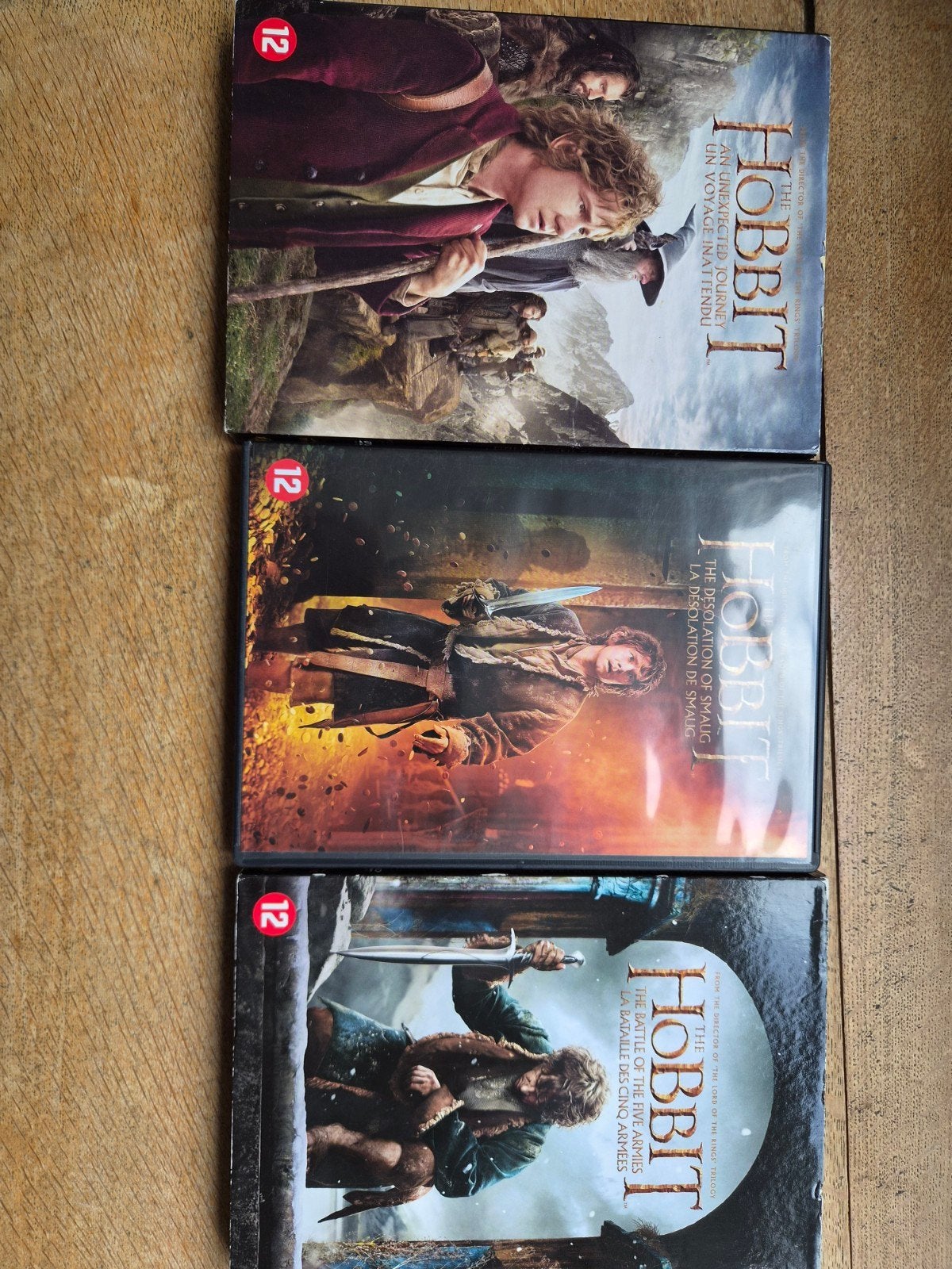 The Hobbit Trilogie DVD Boxset - Nederlands gesproken, Cd's en Dvd's, Dvd's | Science Fiction en Fantasy, Gebruikt, Ophalen of Verzenden