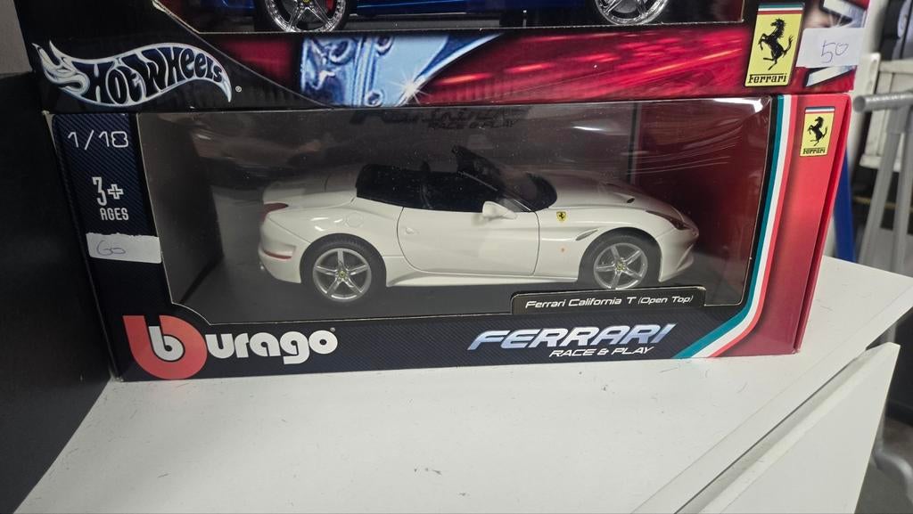 Ferrari California T, Hobby en Vrije tijd, Modelauto's | 1:18, Ophalen of Verzenden, Zo goed als nieuw, Bburago