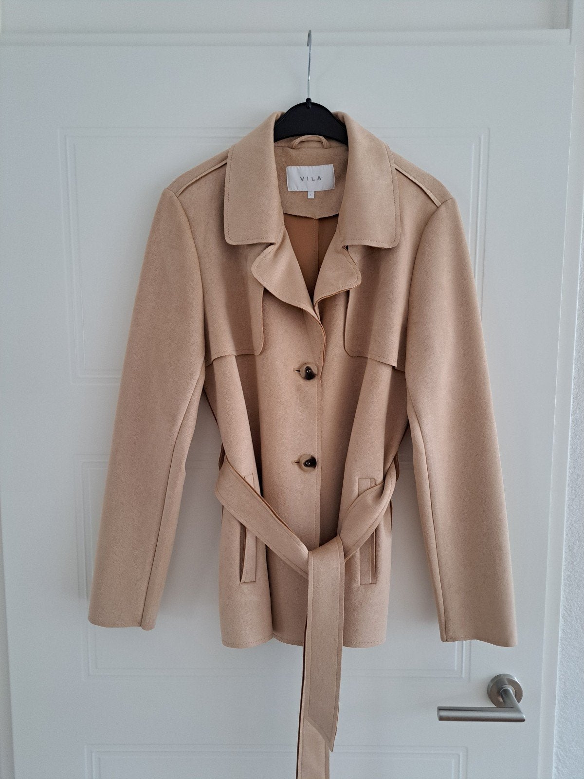 Dames Jasje, suède Look, beige, maat L, Ophalen of Verzenden, Nieuw, Maat 38/40 (M), Beige