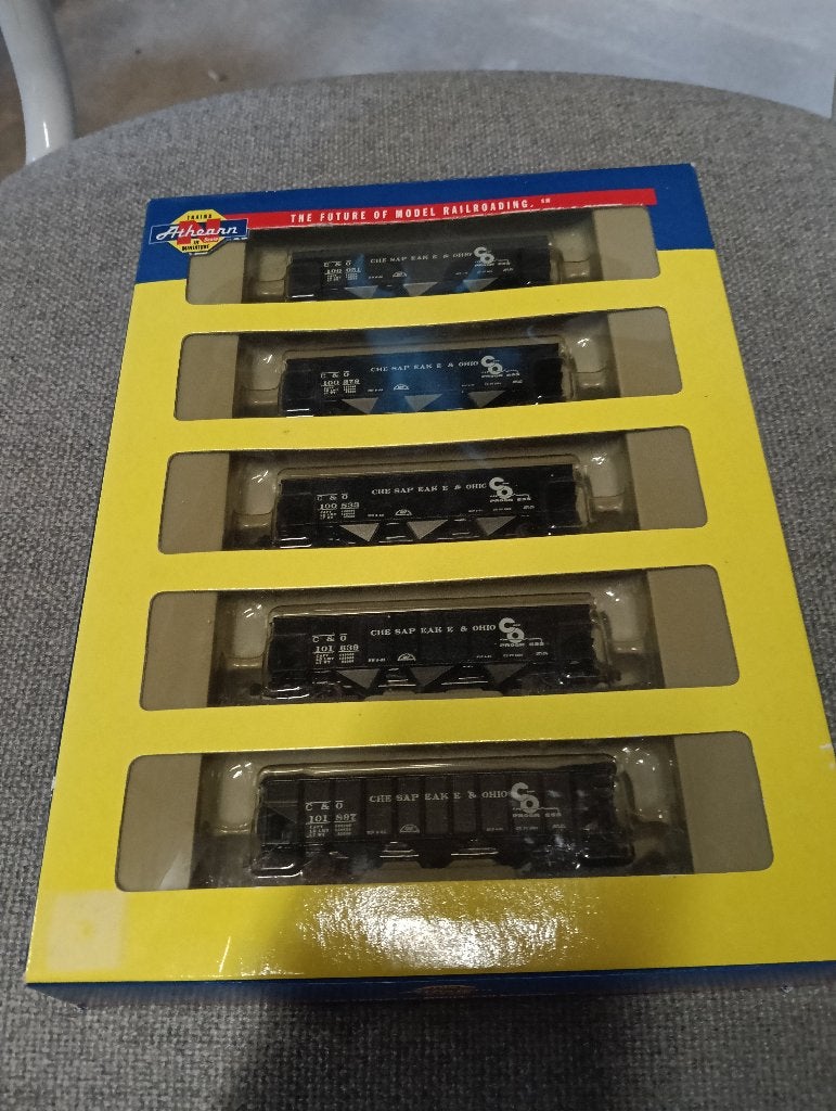 Athearn N spoor Wagonset Chesapeake & Ohio 11085, Overige merken, Gelijkstroom, Ophalen of Verzenden, Nieuw