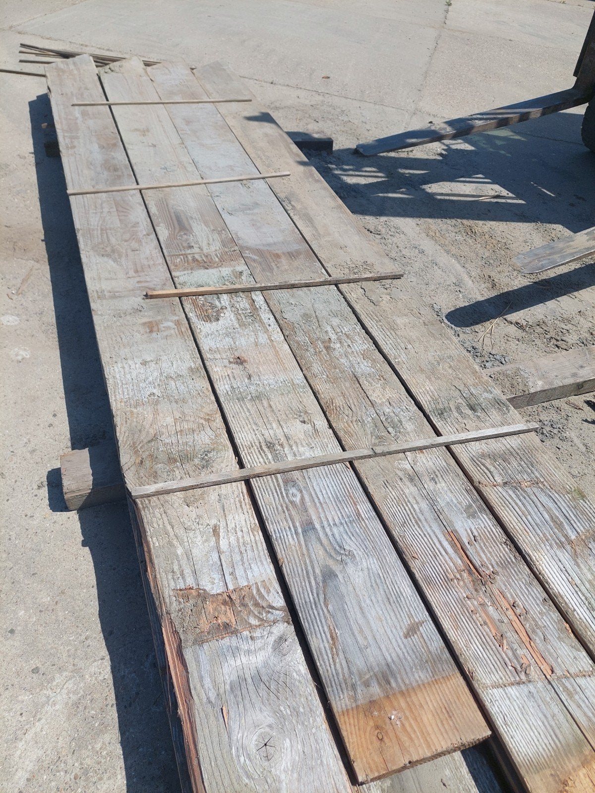 Damwandplanken Douglas gebruikte, Ophalen of Verzenden, Gebruikt, 250 cm of meer, Planken