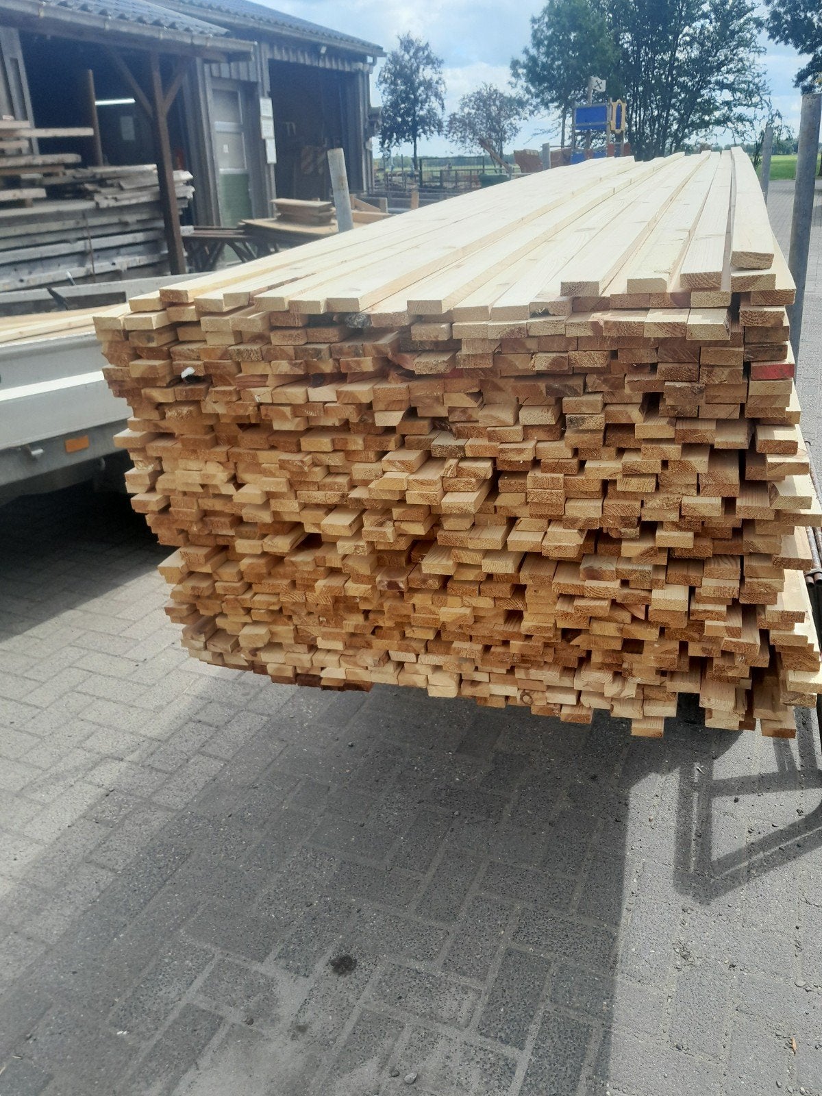 Mooie partij nieuwe panlatten, Ophalen of Verzenden, Nieuw, 250 cm of meer, Planken