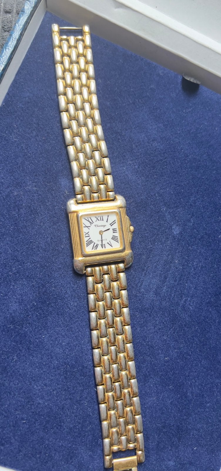 Horloge Chartage 18 k gold vintage, Sieraden, Tassen en Uiterlijk, Overige merken, Gebruikt, Polshorloge, Ophalen of Verzenden