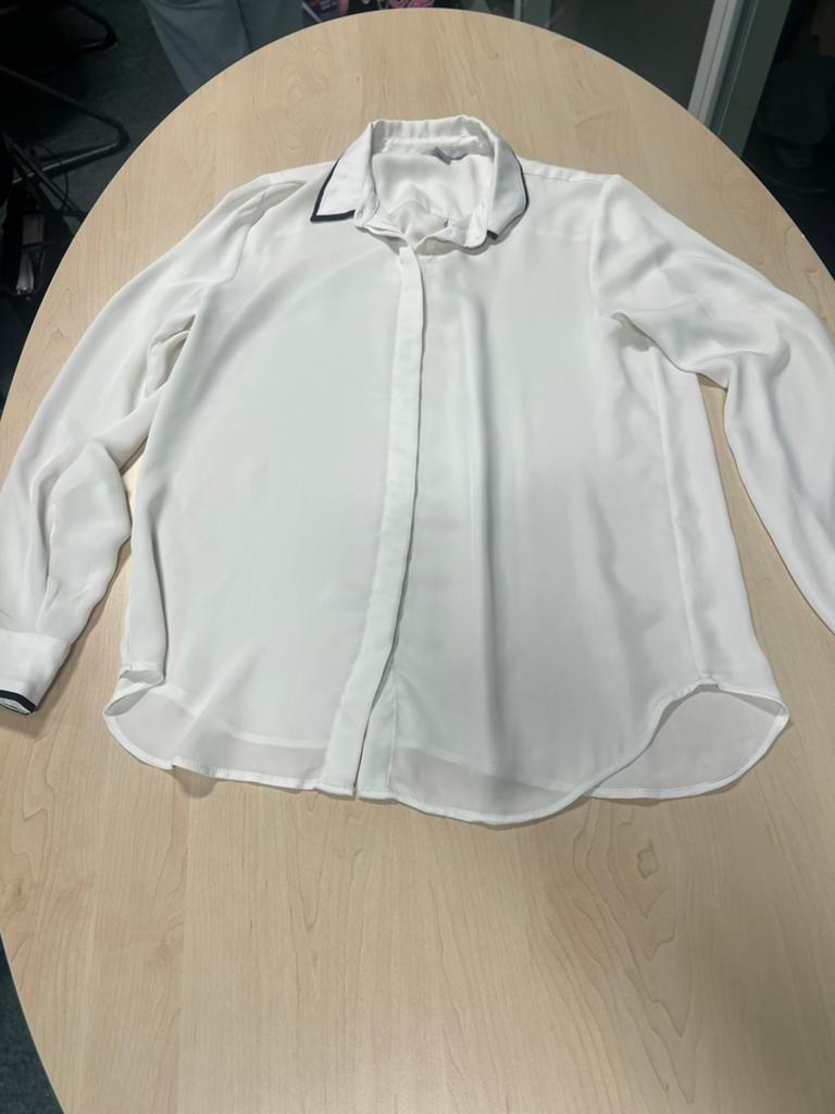 Witte blouse, Kleding | Dames, Blouses en Tunieken, Zo goed als nieuw, Wit, Verzenden