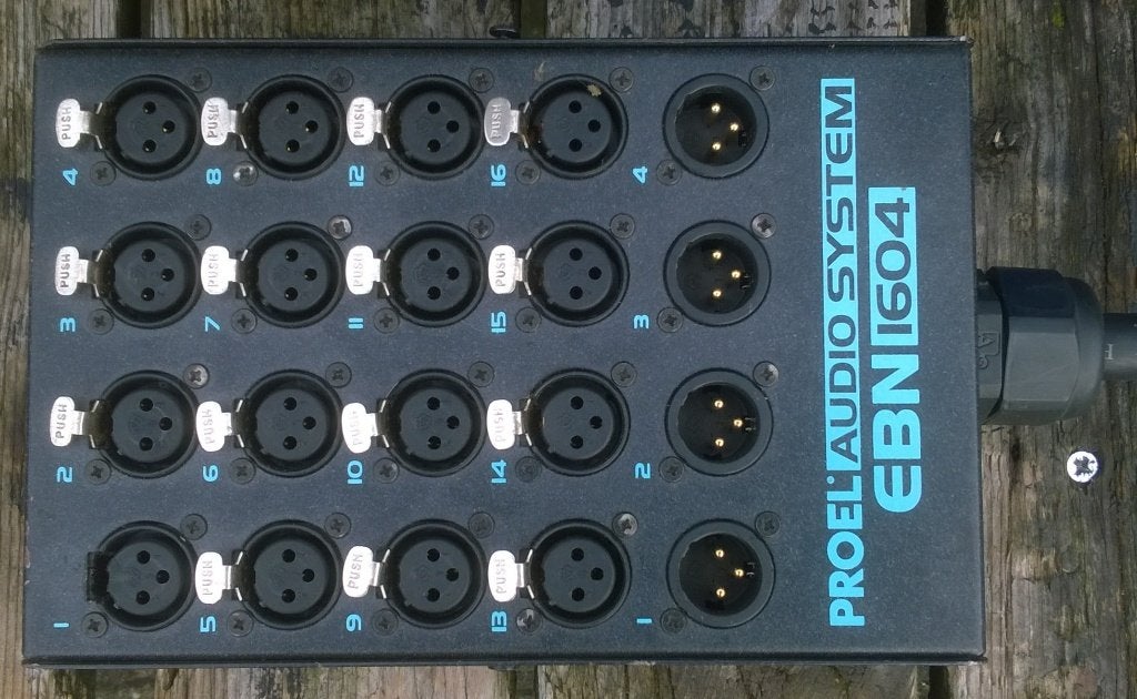 Multi-kabel 16 - 4, circa 25 meter, Proel, Muziek en Instrumenten, Kabels en Stekkers, Ophalen of Verzenden, Zo goed als nieuw