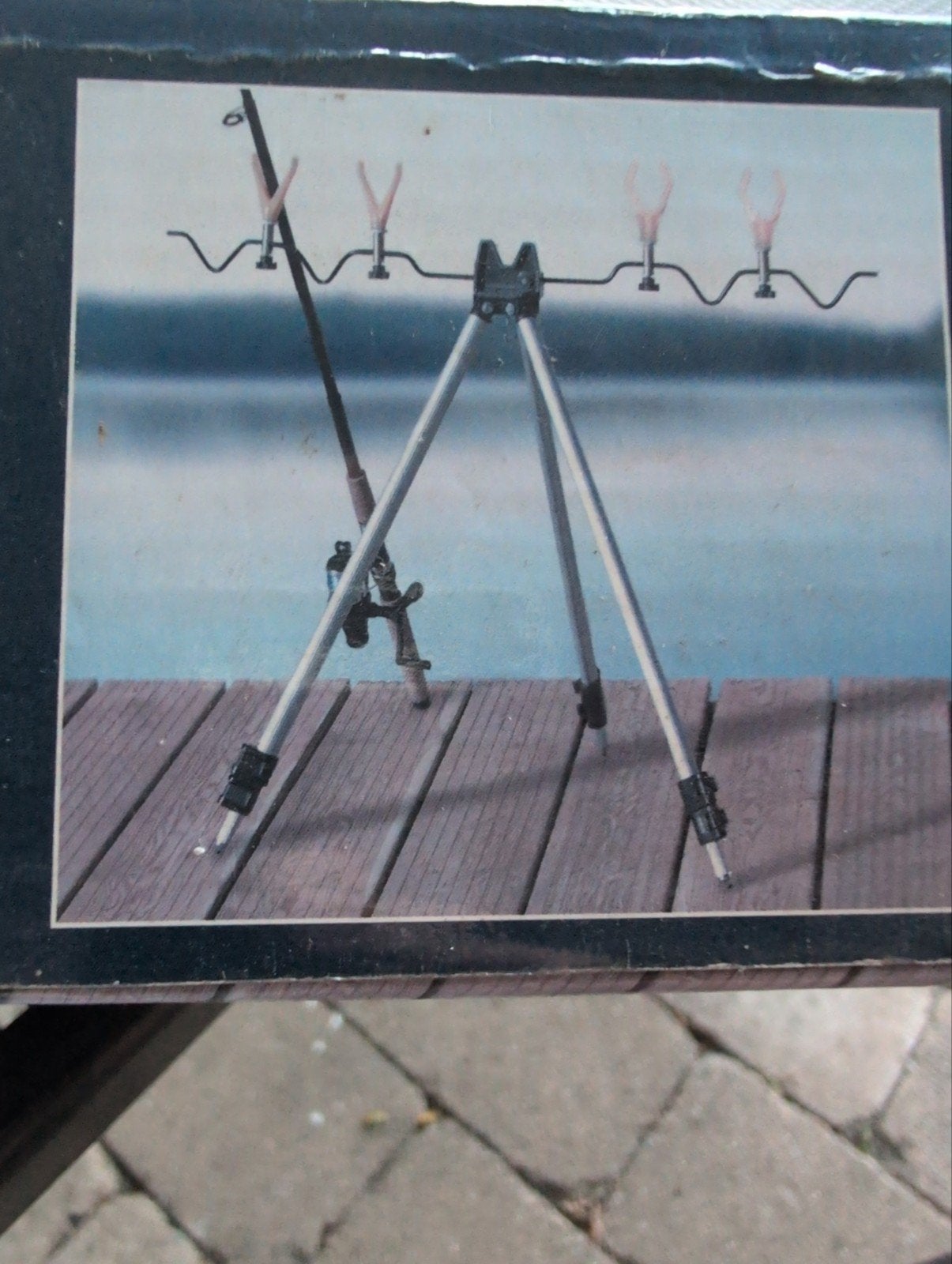 Crivit Outdoor Telescopische Aluminium Hengelhouder, Watersport en Boten, Hengelsport | Algemeen, Ophalen, Nieuw, Overige typen