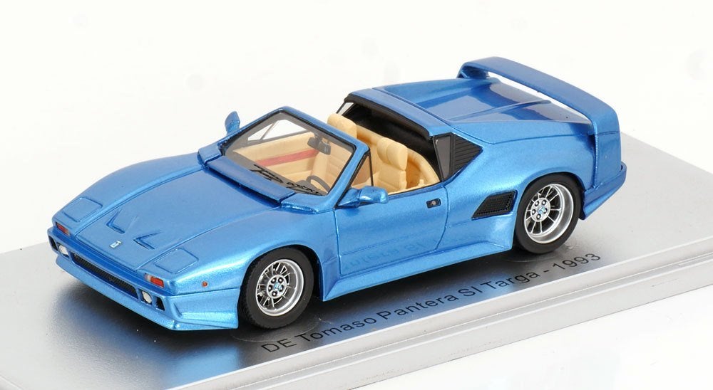 De Tomaso Pantera SI Targa 1993, Blauw, 1/43, Kess, Hobby en Vrije tijd, Overige merken, Kess, Auto, .