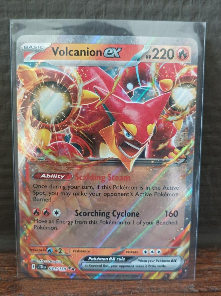 Pokémon TCG: Volcanion EX (031/159) Kaart, Ophalen, Zo goed als nieuw, Losse kaart