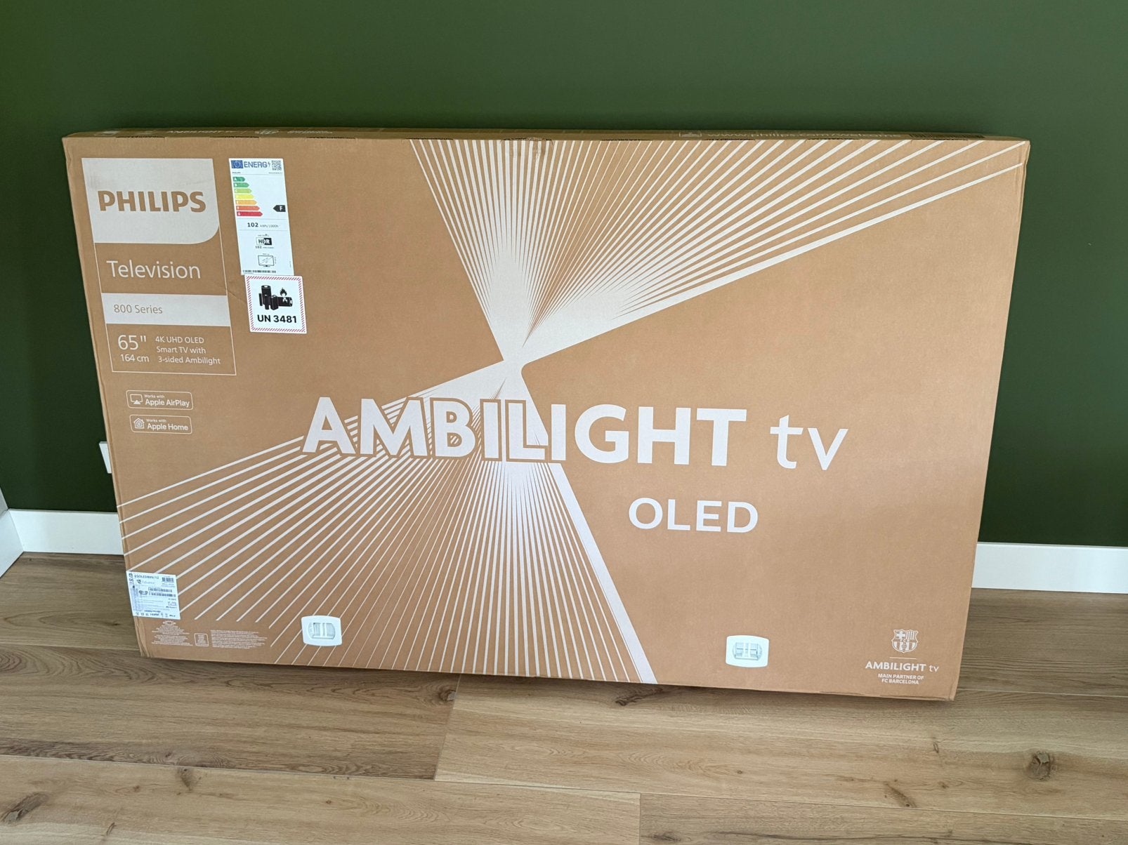 Philips 65OLED809/12 Ambilight OLED 65” (2024) NIEUW IN DOOS, Ophalen, Philips, 120 Hz, Zo goed als nieuw
