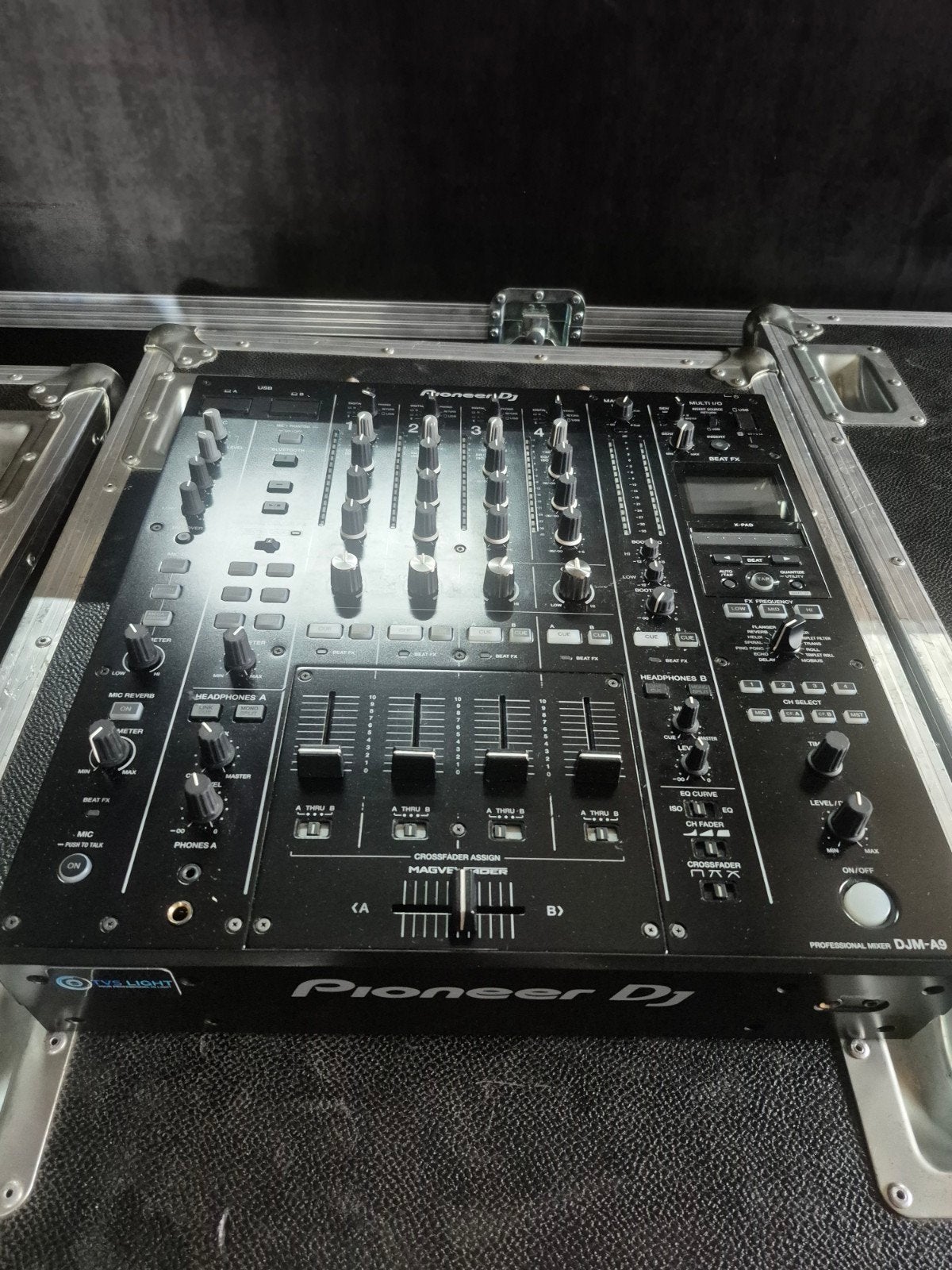 Pioneer DJM-A9 Professionele DJ Mixer, Ophalen of Verzenden, Zo goed als nieuw, 5 tot 10 kanalen, Microfooningang