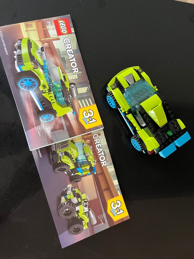Lego Raketrallyauto - 31074, Lego, Inclusief instructies, Ophalen of Verzenden, Zo goed als nieuw