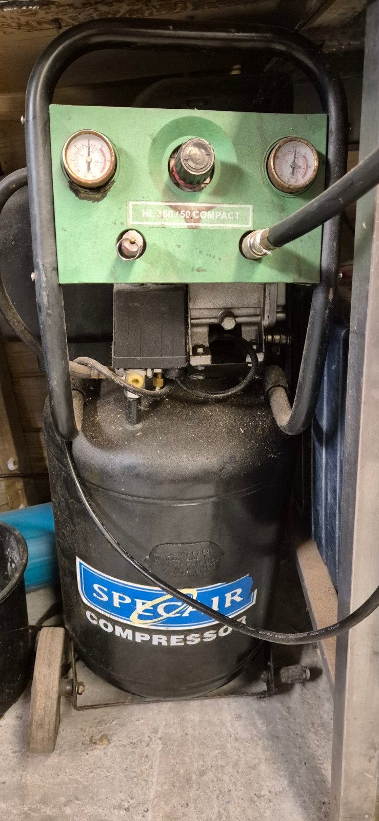 Specair HL 360/50 Compressor - Compact en Krachtig, Doe-het-zelf en Verbouw, Compressors, 25 tot 100 liter, Ophalen, Gebruikt