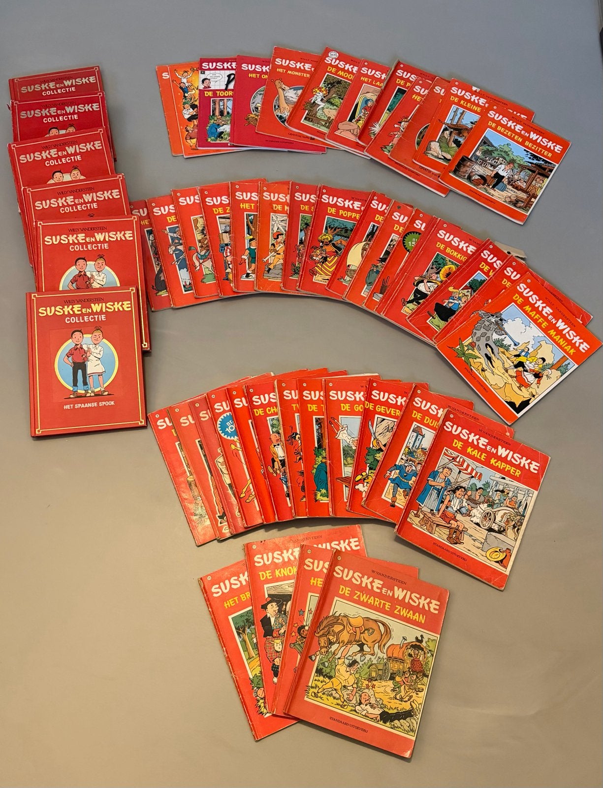 Grote collectie Suske en Wiske stripboeken, Meerdere stripboeken, Ophalen of Verzenden, Gelezen