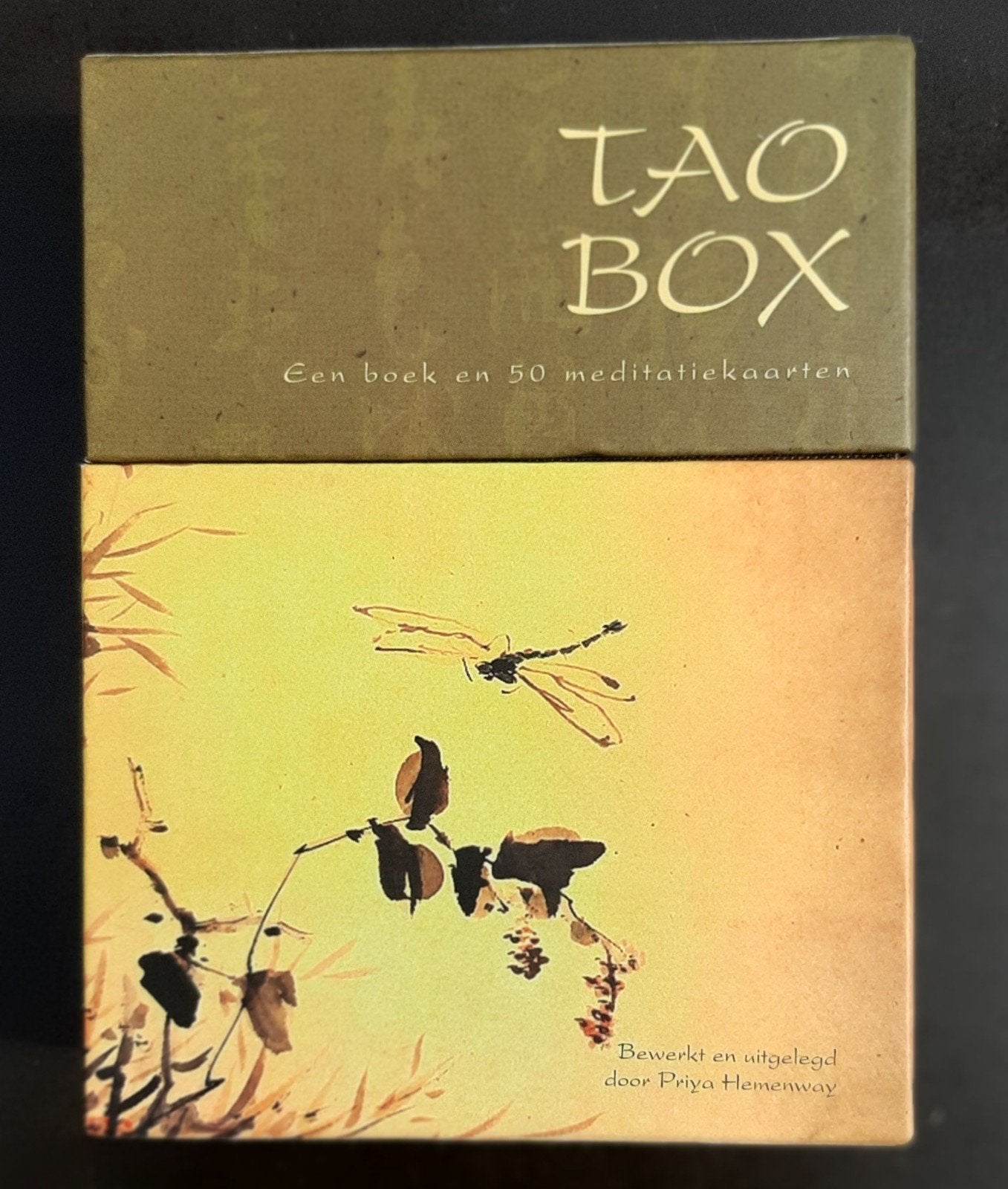 Tao Box: Boek en 50 Meditatiekaarten - Priya Hemenway, Achtergrond en Informatie, Spiritualiteit algemeen, Ophalen of Verzenden