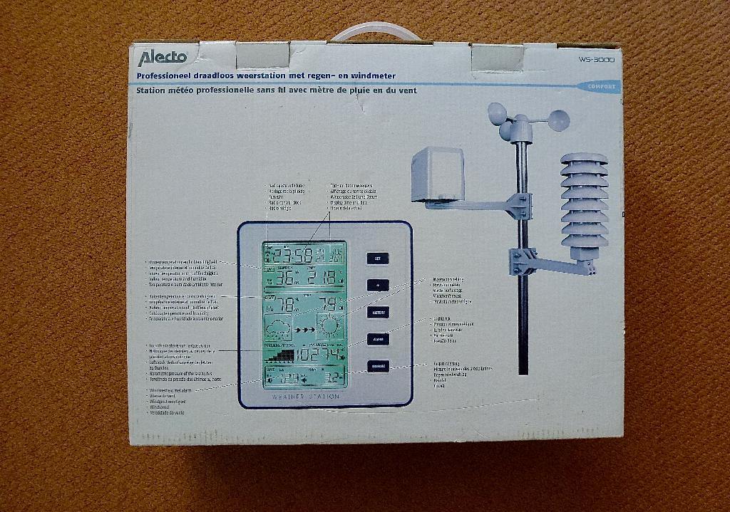 Weerstation, Audio, Tv en Foto, Weerstations en Barometers, Ophalen, Zo goed als nieuw, Weerstation