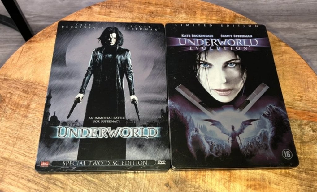 Underworld + Underworld Evolution Steelbook dvd, Cd's en Dvd's, Vanaf 16 jaar, Ophalen of Verzenden, Zo goed als nieuw, Overige genres
