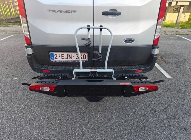 Yakima foldclick 2 fietsendrager inklapbaar e-bikes, Auto diversen, Ophalen of Verzenden, Gebruikt, Trekhaakdrager