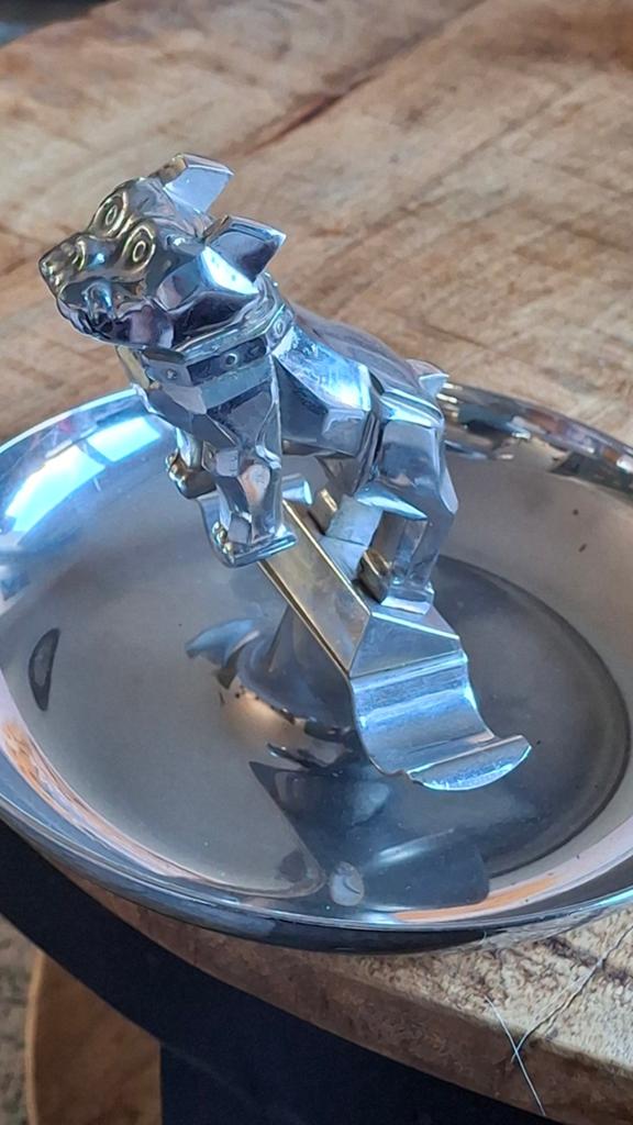 Vintage Mack Bulldog asbak, Ophalen of Verzenden