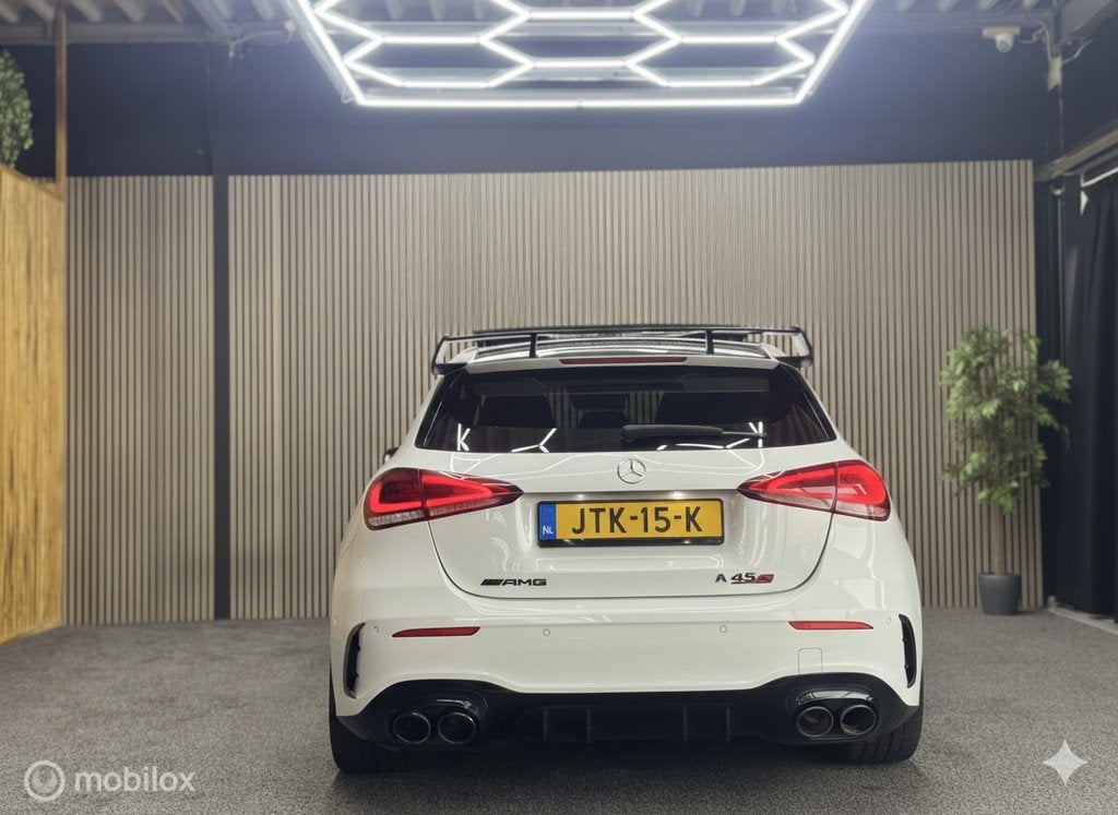 Mercedes A-klasse AMG 45 S 4MATIC+ Premium Plus, Auto's, Mercedes-Benz, Automaat, Gebruikt, Euro 6, 4 cilinders