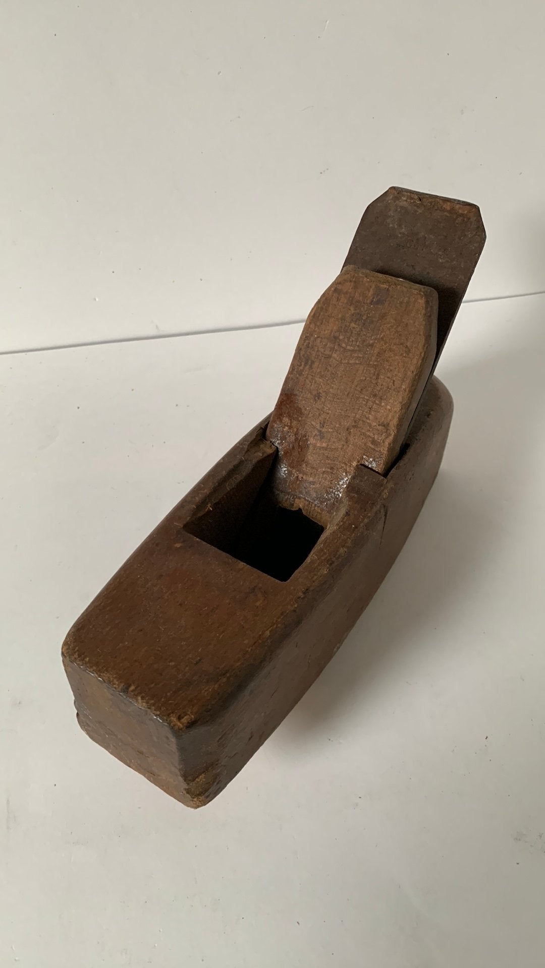 Antieke houten schaaf - Vintage gereedschap, Ophalen of Verzenden
