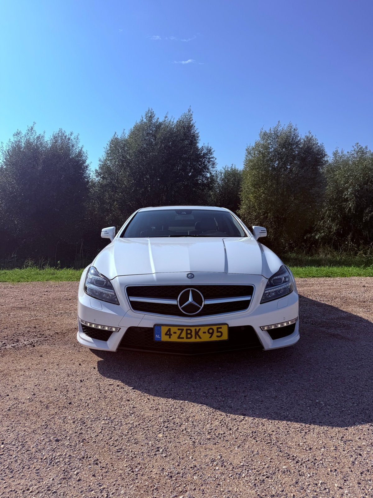 Mercedes-Benz Mercedes CLS 63 AMG 2011 Wit, Automaat, 5461 cc, Achterwielaandrijving, Beige