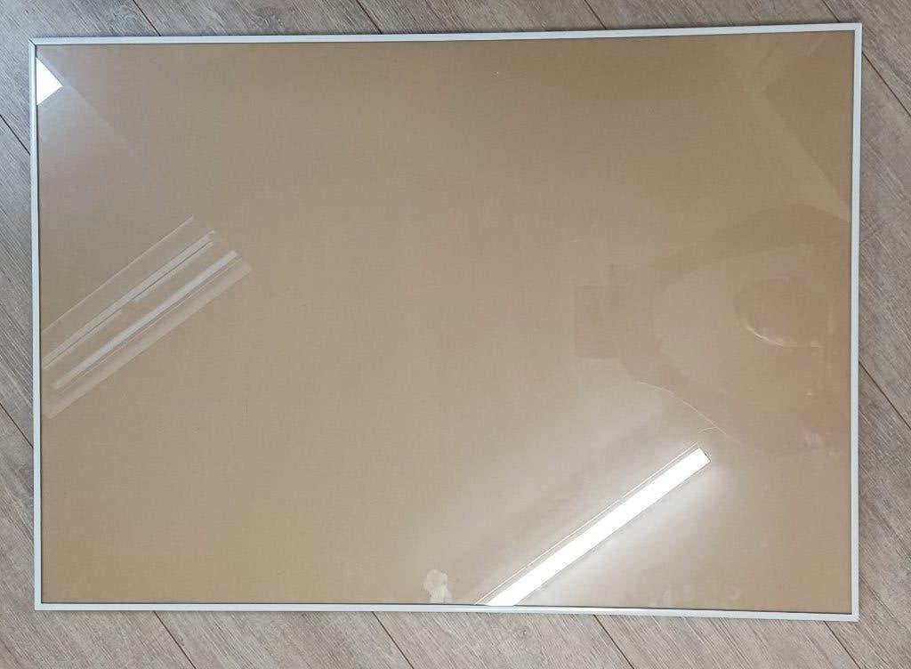 Fotolijst wit met glasplaat 87x61 cm, Ophalen, Wit, Metaal, Zo goed als nieuw