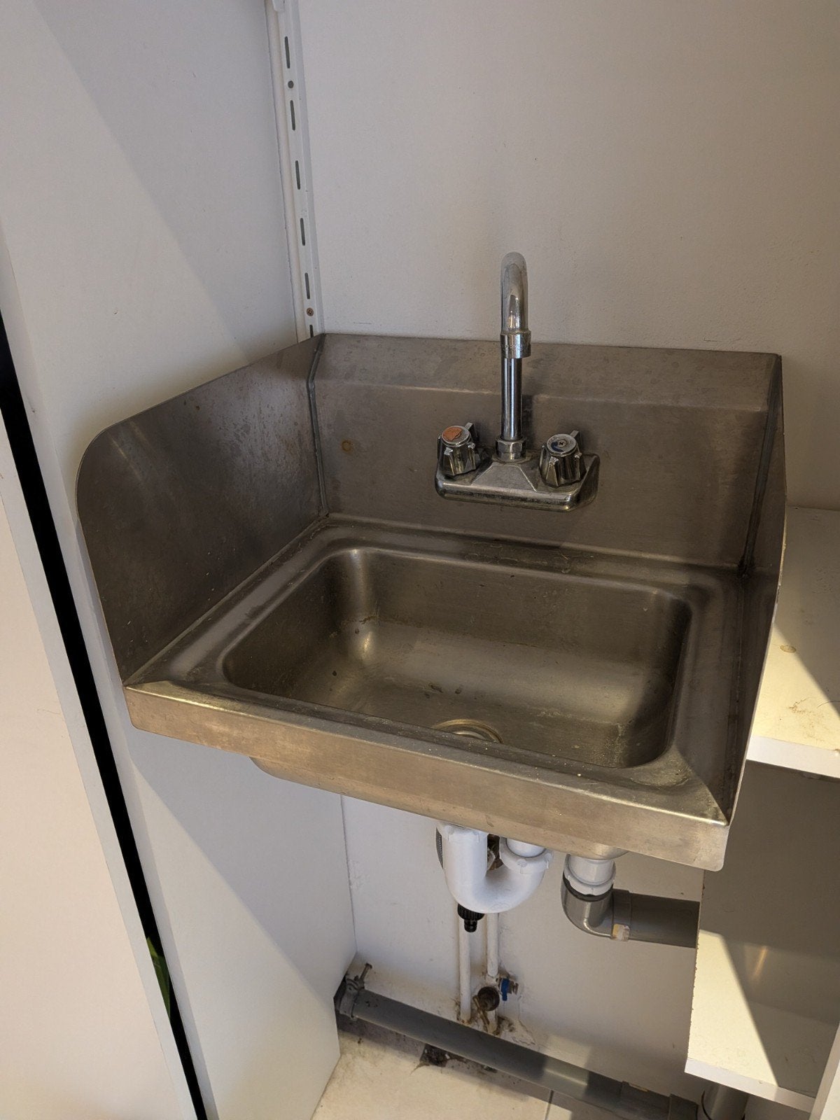 rvs spoelbak met kraan, Ophalen of Verzenden, 25 tot 50 cm, Minder dan 50 cm, Minder dan 100 cm
