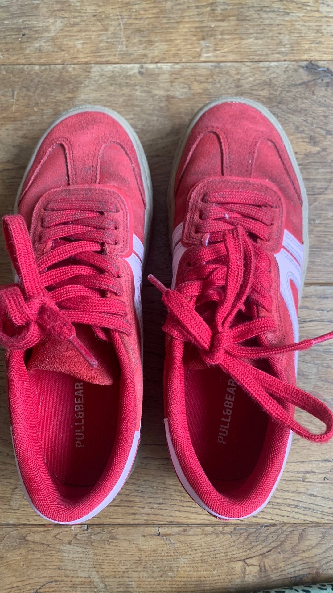 Pull & bears sneakers maat 39, Ophalen of Verzenden, Zo goed als nieuw, Rood, Sneakers of Gympen