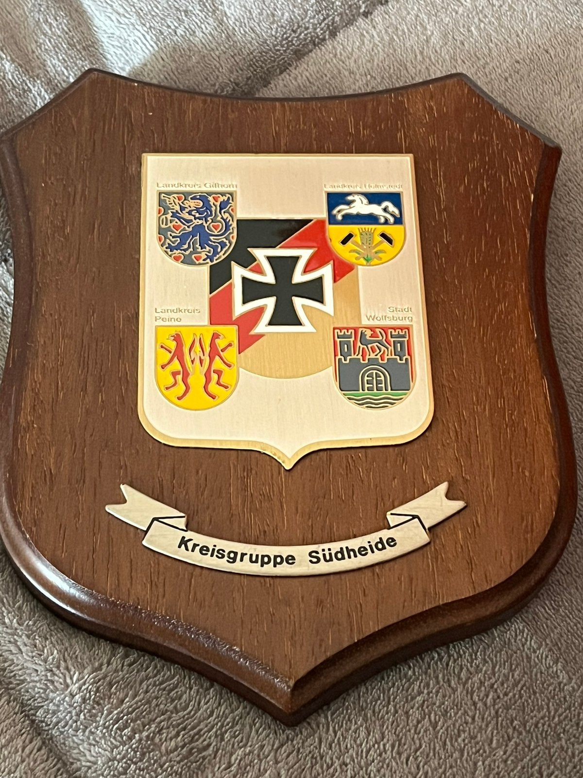 Wandplaquette Kreisgruppe Sudheide Duitse reservisten bond., Ophalen of Verzenden