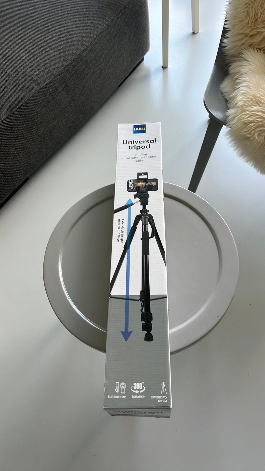 Foto standaard universal tripod, Ophalen of Verzenden, Nieuw